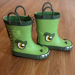 Western Chief Kids Green Alligator Rain Boots